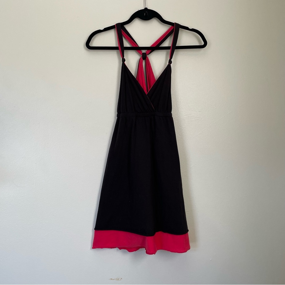 Reversible Black and Red Strappy Dress | Size XS/S